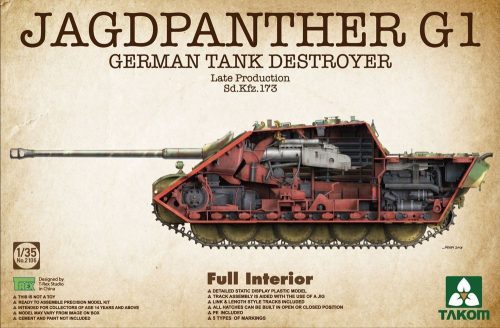 Takom Jagdpanther G1 Late Production Sd.Kfz173 1:35 (TAK2106)