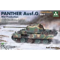   Takom WWII German medium Tank Panther Ausf.G Mid production w/Steel Wheels 2in1 1:35 (TAK2120)