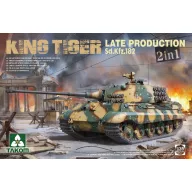   Takom WWII Ger Heavy Tank Sd.Kfz182 King Tiger  Late Producti 2in1(without interior) 1:35 (TAK2130)