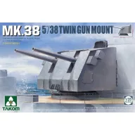  Takom MK.38 5''/38 TWIN GUN MOUNT (Metal barrel) 1:35 (TAK2146)