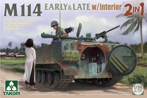 Takom M114 EARLY & LATE w/interior 2in1 1:35 (TAK2154)