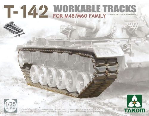 Takom T-142 WORKABLE TRACKS FOR M48/M60 FAMILY 1:35 (TAK2164)