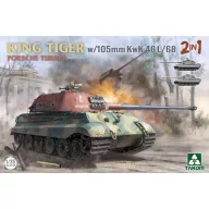 Takom King Tiger w/105mm KwK 46L/68 2 in 1 1:35 (TAK2178)