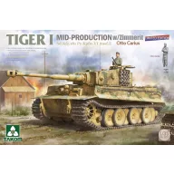   Takom Tiger I Mid-Production w/Zimmerit Sd.Kfz.181 Pz.Kpfw.VI Ausf.E Otto Carius (Limited edition) 1:35 (TAK2200)