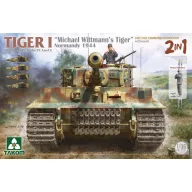   Takom TIGER I Sd.Kfz.181 Pz.Kpfw.VI Ausf.E “Michael Wittmann's Tiger Normandy 1944,LATE COMMAND-PROD. w/Zimmerit (2 in 1) 1:35 (TAK2201)