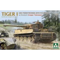   Takom TIGER I Sd.Kfz.181 Pz.Kpfw.VI Ausf.E EARLY-PRODUCTION MODEL WITH STEEL WHEELS w/Zimmerit Groppe Fehrmann 1:35 (TAK2202)