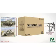   Takom Sherman2 Box M4A1 (76w) HVSS + M1 Super Sherman + US Army Tank Crewman Limited Edition (TAK2205W)
