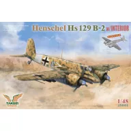   Takom Henschel Hs 129 B-2 w/INTERIOR + BONUS (CLEAR PARTS) 1:48 (TAK48001)
