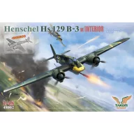   Takom Henschel Hs 129 B-3 w/INTERIOR + BONUS (CLEAR PARTS) 1:48 (TAK48002)