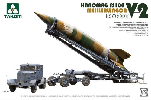 Takom WWII German V-2 Rocket Transporter 1:72 (TAK5001)