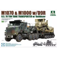   Takom U.S. M1070&M1000 w/D9R 70 Ton Tank Transporter w/Bulldozer 1:72 (TAK5002)