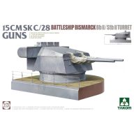   Takom 15 CMSK C/28 BATTLESHIP BISMARCK Bb II/Stb II Turret 1:72 (TAK5014)