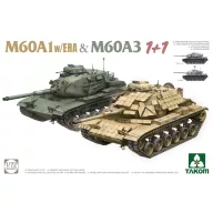 Takom M60A1 w/ERA & M60A3 1+1 1:72 (TAK5022)