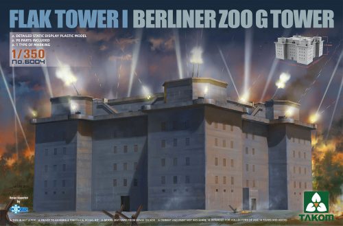 Takom FLAK TOWER I BERLINER ZOO G TOWER 1:350 (TAK6004)