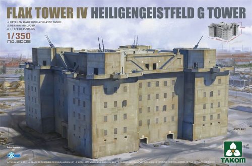 Takom FLAK TOWER IV HEILIGENGEISTFELD G TOWER 1:350 (TAK6005)