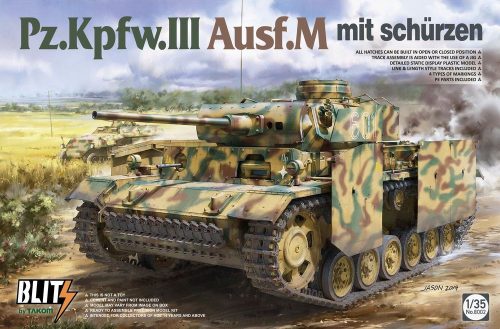 Takom Pz.Kpfw.III Ausf.M mit Schürzen 1:35 (TAK8002)