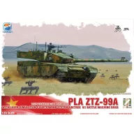   Toucan Model ZTZ-99A MBT (WITH LASER SIMULATION COUNTERMINE SYSTEM UNITREE BI BATLE MACHINE DOGS) 1:35 (TC35004)
