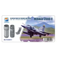   Toucan Model Mirage 2000 C 3D RESIN PRINTS OF ENGINES AND SEATS 1:32 (TC3D011)
