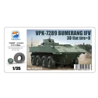   Toucan Model VPK-7289 BUMERANG IFV 3D flat tire×4 1:35 (TC3D014)