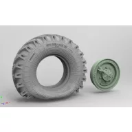 Toucan Model URAL 4320 3D FLAT TIRE×4 1:48 (TC3D016)
