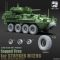 Toucan Model 3D-Printed Sagged Tires for STRYKER M1296 1:35 (TC3D044)