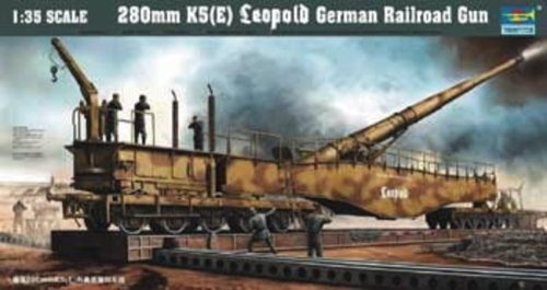 Trumpeter Eisenbahngeschütz Leopold 280mm K5 (E) 1:35 (00207)