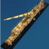   Trumpeter Eisenbahngeschütz Leopold 280mm K5 (E) 1:35 (00207)