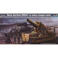   Trumpeter Morser Karl-Gerat 040/041 on railway transport carrier 1:35 (00209)