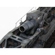   Trumpeter Morser Karl-Gerat 040/041 on railway transport carrier 1:35 (00209)