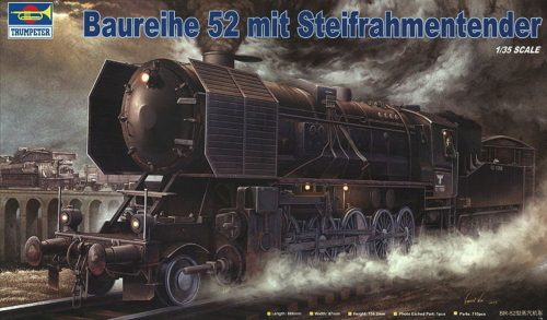 Trumpeter Kriegslokomotive Baureihe 52 (BR-52) mit Steifrahmentender 1:35 (00210)