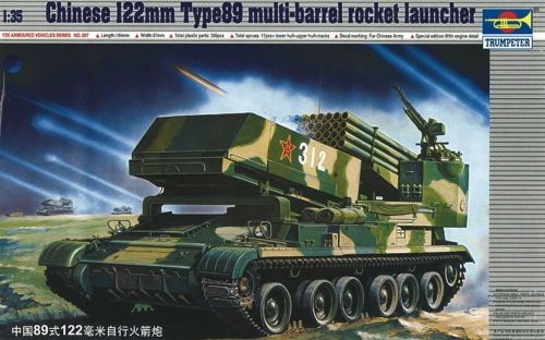 Trumpeter Chinesischer Raketenwerfer 122mm Typ 89 Multi-barrel Rocket Launcher 1:35 (00307)