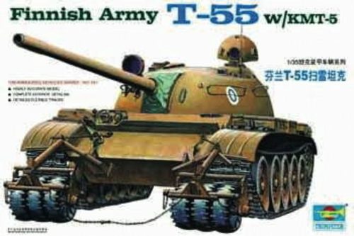 Trumpeter Finnischer Panzer T-55 mit Minenräumer 1:35 (00341)