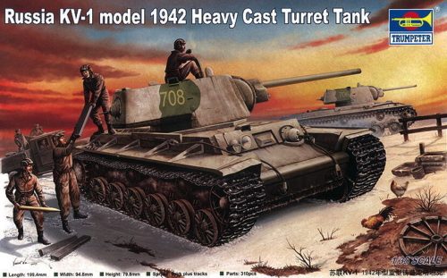 Trumpeter Russland KV-1 (1942) Heavy Gust Turret Tank 1:35 (00359)