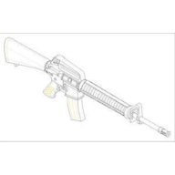 Trumpeter AR15/M16/M4 FAMILY-M16A2 (6 units)  (00502)