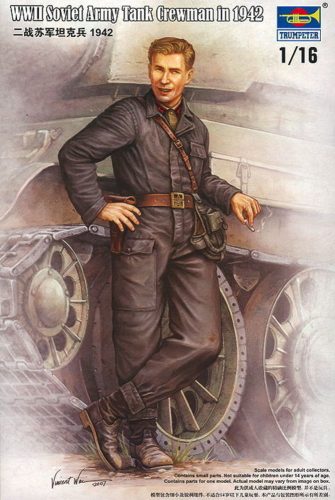 Trumpeter WWII Soviet Army Tank Crewman 1942 1:16 (00701)
