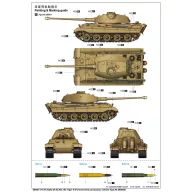   Trumpeter Pz.Kpfw.VI Sd.Kfz.182 Tiger II (Porsche Early production vehicle Fgst.Nr.280009) 1:16 (00948)