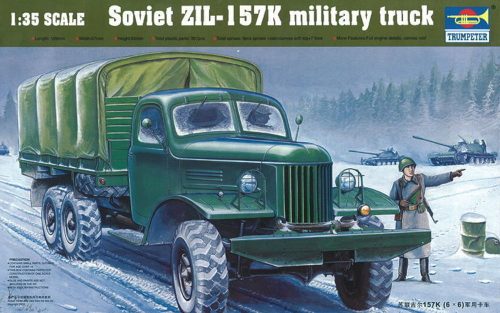 Trumpeter ZIL-157K Soviet Military Truck w/Canvas 1:35 (01003)