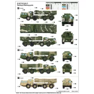   Trumpeter Russian 9A52-2 Smerch-M multiple rocket launcher of RSZO 9k58 Smerch MRLS 1:35 (01020)