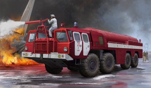 Trumpeter Airport Fire Fighting Vehicle AA-60 (MAZ-7310) 160.01 1:35 (01074)