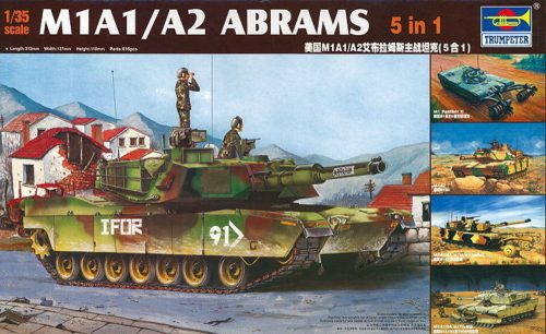 Trumpeter M1A1/A2 Abrams 5 in 1 1:35 (01535)