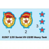 Trumpeter Soviet KV-1S/85 Heavy Tank 1:35 (01567)
