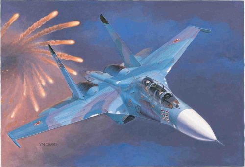 Trumpeter Russian Su-27UB Flanker C Fighter 1:72 (01645)