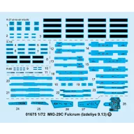 Trumpeter MIG-29C Fulcrum (Izdeliye 9.13) 1:72 (01675)