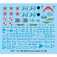 Trumpeter MIG-29UB Fulcrum (Izdeliye 9.51) 1:72 (01677)
