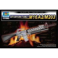 Trumpeter AR15/M16/M4 FAMILY-M16A2/M203 1:3 (01904)