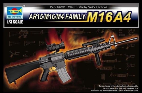 Trumpeter AR15/M16/M4 FAMILY-M16A4 1:3 (01915)