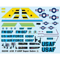 Trumpeter F-100F Super Sabre 1:32 (02246)