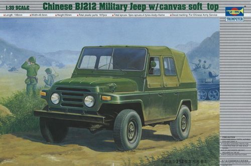 Trumpeter Chinesischer BJ212 Militär-Jeep 1:35 (02302)