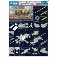 Trumpeter German 128mm Pak44 (Krupp) 1:35 (02317)