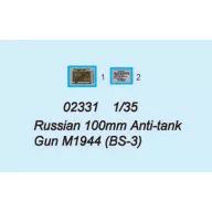 Trumpeter Russian 100mm Anti-tank Gun M19(BS-3) 1:35 (02331)